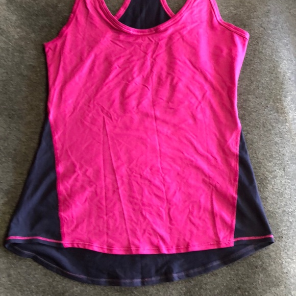 Athleta XXS tank top pink/blue - Picture 3 of 6